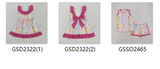 RTS toddler clothes matching clothing bows kids summer  clothing