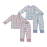 RTS kids clothes bamboo pumpkin kids summer matching clothes winter set-2025.7.26