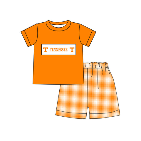 Order Deadline:19th Apr. Split order baby boy clothes state boy summer shorts set