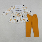 RTS kids matching clothing embroidery happy New Year print clothing baby winter clothing-2025.11.3