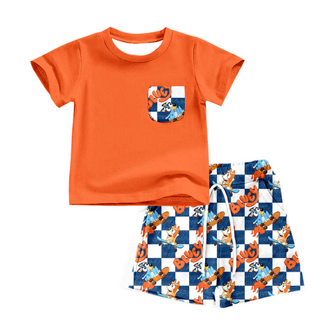 Order Deadline:15th Mar. Split order baby boy clothes cartoon mouse boy summer shorts set 2