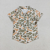 RTS toddler clothes matching clothing camo top kids summer clothing-2025.9.5
