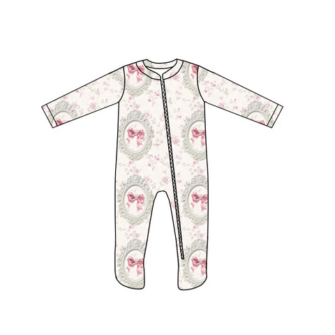 Order Deadline：15th Dec. Split order baby girl bows  girl winter romper 2