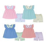 RTS Matching clothes toddler clothes  color  print set girls summer clothing-2026.3.19