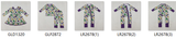 RTS kids matching clothing bows print clothing girl mardi gras winter clothing-2025.10.14