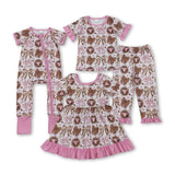 RTS kids matching clothing bows print clothing girl spring clothing-2026.1.6