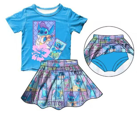 Order Deadline:3rd Apr. Split order baby girl clothes cartoon  girl summer outfits