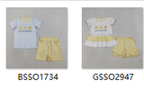 RTS Matching clothes toddler clothes sunshine print set baby summer clothing-2026.4.7