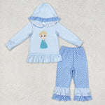 GLP1289    toddler girl clothes princess hoodies girl winter outfit