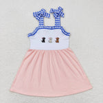 GSD0834  baby girl clothes  embroidery pubby girl summer dress