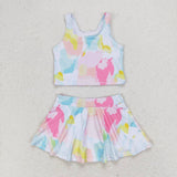 GSD0991  baby girl clothes colorful toddler girl summer outfits