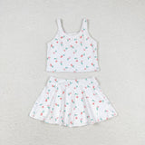 GSD0993 baby girl clothes flower toddler girl summer outfits