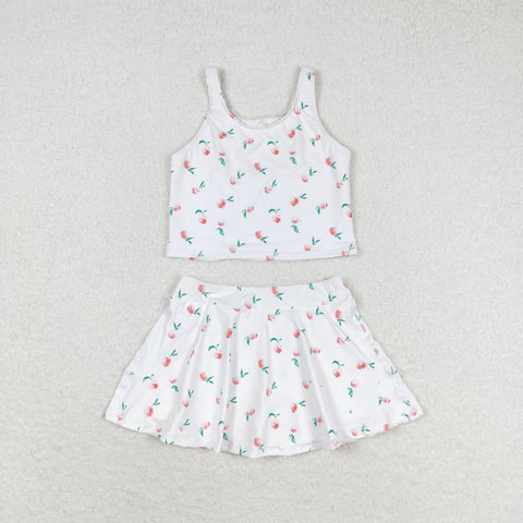 GSD0993 baby girl clothes flower toddler girl summer outfits