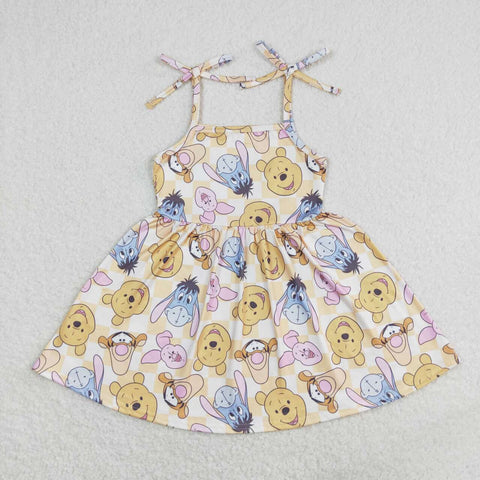 GSD1019  toddler clothes cartoon baby girl summer dress