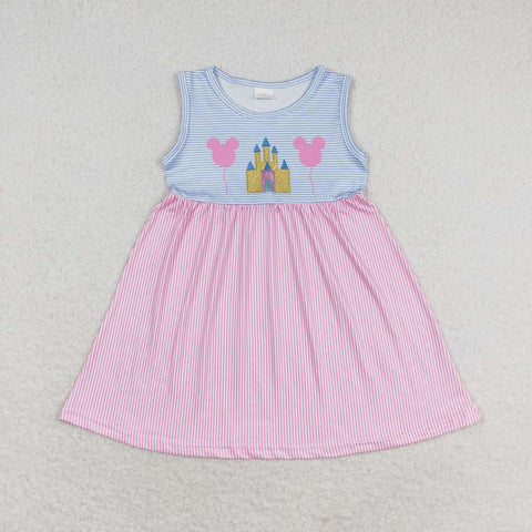 GSD1052 toddler clothes cartoon mouse  baby girl summer dress