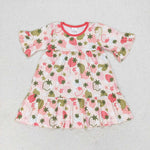 GSD1098 toddler clothes strawberry baby girl summer dress