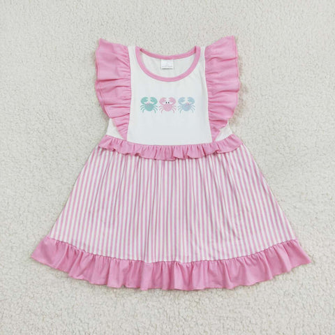 GSD1241 toddler clothes crab baby girl summer dress