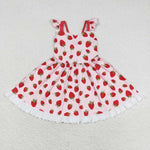 GSD1273 toddler clothes strawberry baby girl summer dress