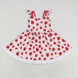 GSD1273 toddler clothes strawberry baby girl summer dress