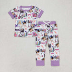 GSPO1492   baby girl clothes 1989 singer girl fall spring pajamas outfit  12-18M to 14-16T