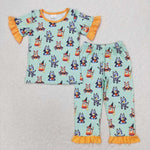 GSPO1573 baby girl clothes cartoon dog girl  halloween pajamas outfit