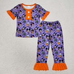 GSPO1608  baby girl clothes cartoon  girl halloween pajamas outfit