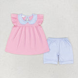 RTS Matching clothes toddler clothes  color  print set girls summer clothing-2026.3.19