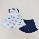 GSSO1189  baby girl clothes mallard toddler girl summer outfit