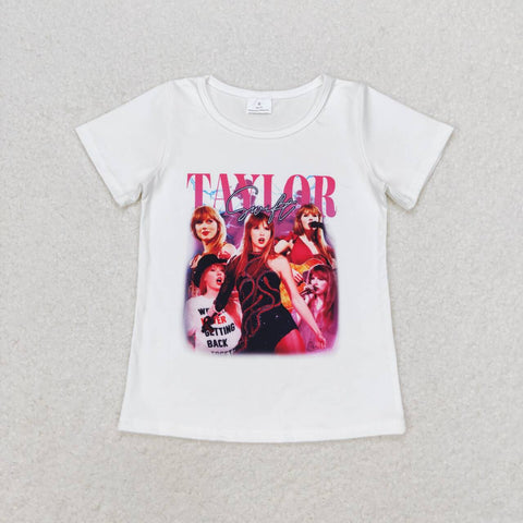 GT0604   baby girl clothes 1989 singer girl summer tshirt