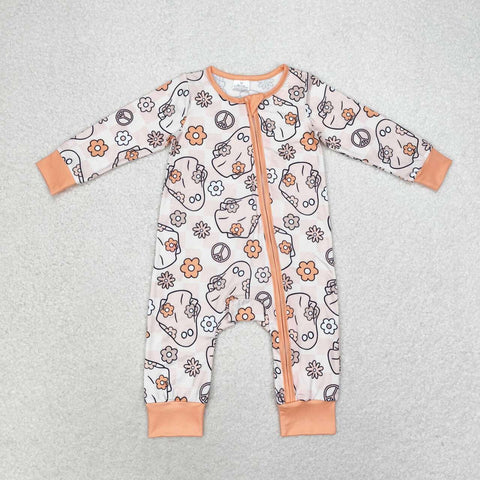 LR0981  baby girl clothes ghost toddler girl halloween romper