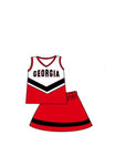 Custom order MOQ:5pcs each design girl  cheerleading summer set 3