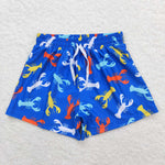 S0269 baby boy trunks crawfish boy summer swim shorts