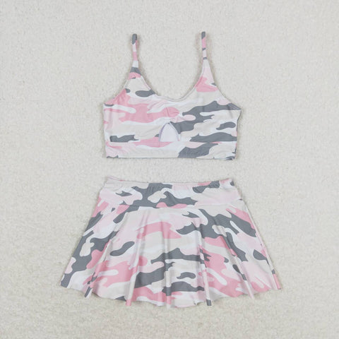 S0285 baby girl clothes camouflage girl summer swimsuit