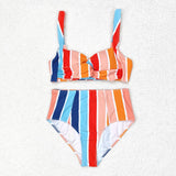 S0338 adult clothes Adult mom stripe Summer Swimsuit adult bikini