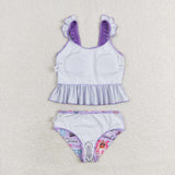 S0389   baby girl clothes 1989 singer  girl summer swimsuit beach wear  12-18M to 14-16T