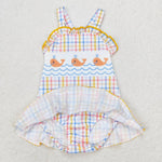 S0396 baby girl clothes whale girl summer swimsuit beach wear