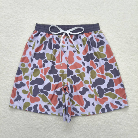 S0402 adult clothes camouflage adult men summer swim trunks