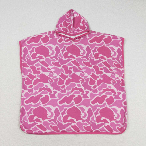 S0438  baby newborn pink camouflage newborn baby towel-2024.5.14