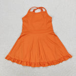 S0442  baby girl clothes yellow girl summer swimsuit beach wear