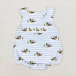 SR1583  baby boy clothes embroidery mallard toddler boy summer bubble