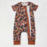 SR1895  baby boy clothes camouflage toddler boy summer romper