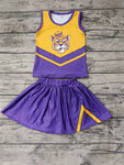 Custom order MOQ:3pcs each design state cheerleading uniforms girl summer skirt set 13