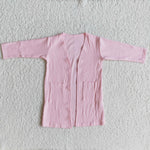 Girl Pink Long Sleeve Cotton Cardigan