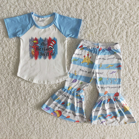 Oh,The Places You'll Go Girl Outfit