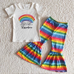 Clearance After Every Storm Comes A Rainbow Girl Outfit