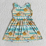 E13-1 Girl Cartoon Sleeveless Dresses-promotion 2024.1.6