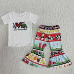 B13-4 Girl Peace Love Farmlife Outfit-promotion 2024.7.6