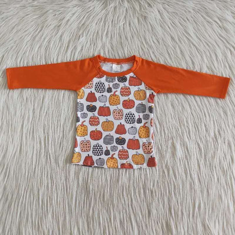 Boy Pumpkin Long Sleeve T-shirt