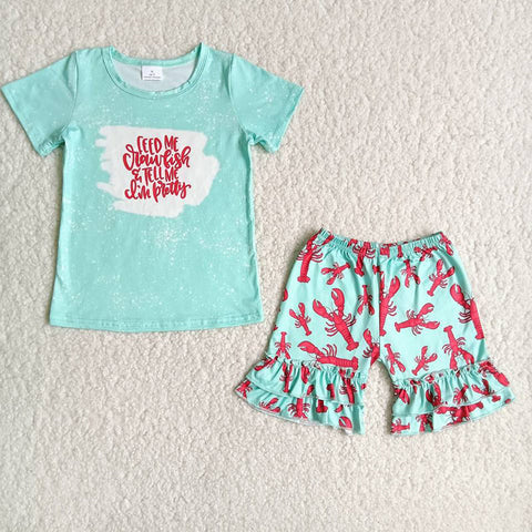C5-3 Girl Letter Crawfish Shorts Outfit-promotion 2024.3.30