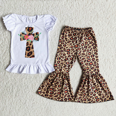 Girl Cross Leopard Outfit